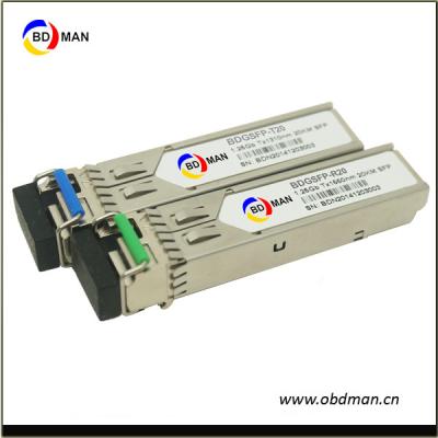 China DIGITUS 1.25G BiDi Singlemode WDM SFP Transceiver 1310/1550nm up to 20km BDGSFP-T20 for sale