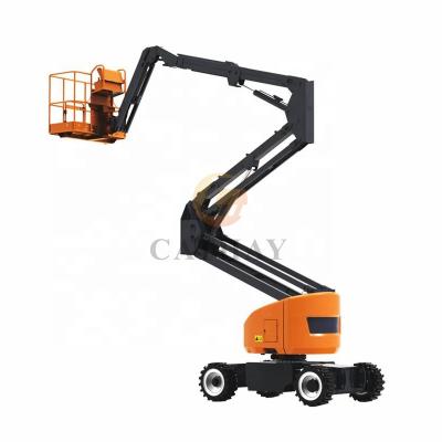 China Hotels Electric Telescopic 10~30m Sky Articulated Self Propelled Small Cherry Picker With Ce for sale