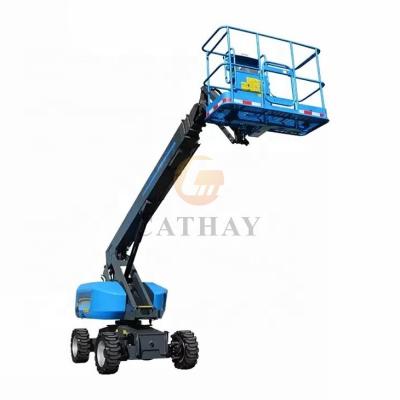 China High End Hotels Cathaylift Small Build Articulated 10~16m Spider Boom Lift With Battery Power for sale