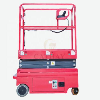 China Hotels Mini Self-Propelled Hydraulic Scissor Lift Residential Industrial For Sale for sale