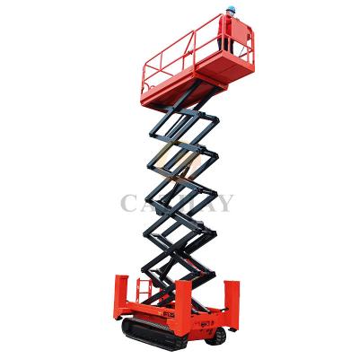 China Cheap Hotels Electric Hydraulic 3~14m Small All Terrain Scissor Lift for sale