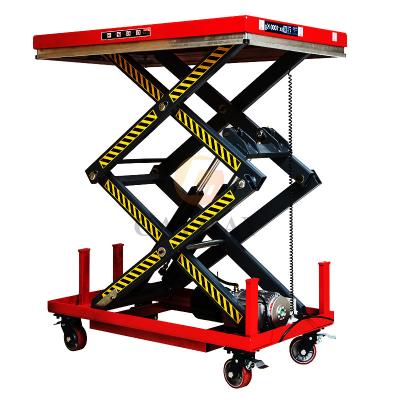 China Cheap Hotels Heavy Duty Hydraulic Electric Vertical Scissor Lift For Truck for sale