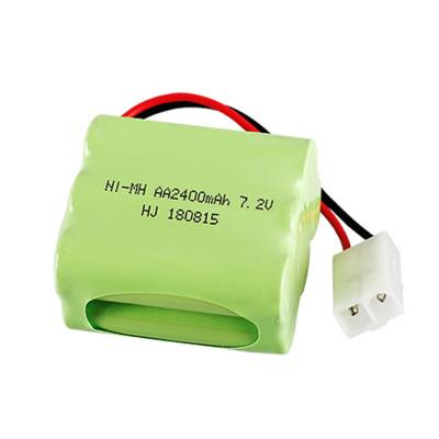 China Toys Yundwei Ni-MH 1.2V 2.4v 3.6v 4.8v 6v 7.2v 9.6v 12v 14.4v 24v Customized Rechargeable AA AAA Sub C nimh Battery Pack for sale