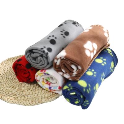 China Breathable Soft Fleece Pet Blanket Dog Blanket Mat Blankets Pet Dog Bed Covering Kennel Mat for sale