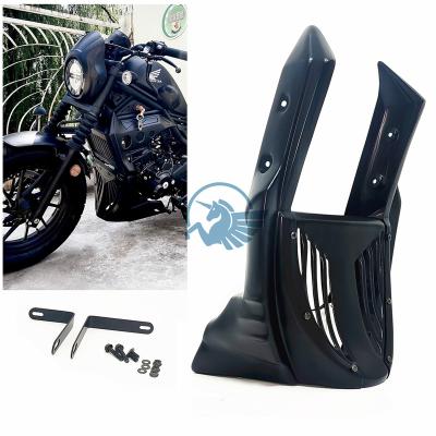 China Plastic Cover Chin Fairing Spoiler For Honda CMX Rebel Strong ABS Front Lower Belly Pan Radiator 300 500 CMX300 CMX500 2017 Up Custom Parts for sale