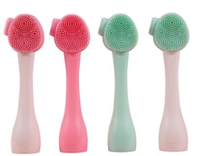 China Cheap Portable Personal Care Stan-up Brush Silicone Face Mask Facial Cleansing Brush for sale