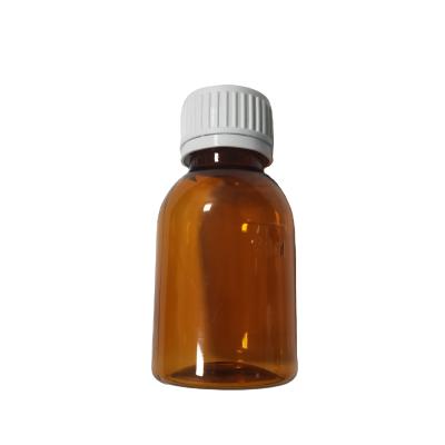 China Personal Care PET Pharmaceutical Amber Oral Liquid Bottle Amber Oral Liquid Bottles For Medical Liquid Syrup Packets for sale