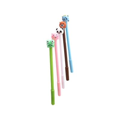 China Stationery Neutral Pen Animal Cute Gel Pens Kawaii Student Normal Pens for sale