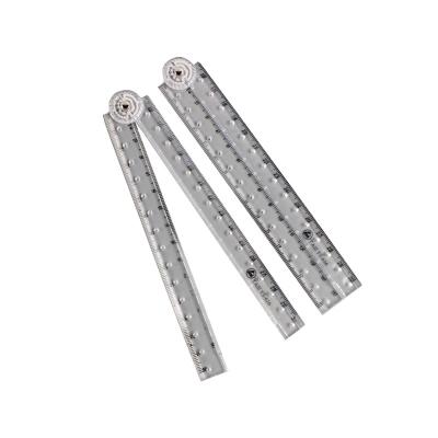 China Fashionable Custom Folding Drawing Plastic Scale Mesureing Length Ruler for sale