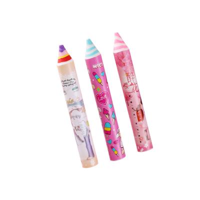 China 2022 Fashionable New Pen Pencil Style Girl Special Pen Colorful Cartoon Animation Eraser for Children for sale