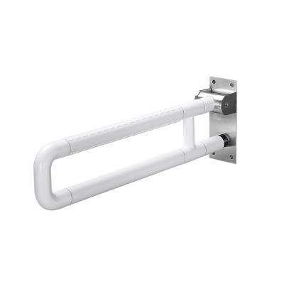 China Anti-Slip Bathroom Accessories Toilet Handrail WC Armrest Grips U Shape Disabled Grab Bar For Hosptail for sale