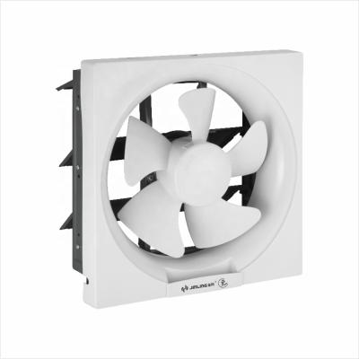 China Hotels 8 Inch Plastic Full Shutter Wall Mount Bathroom Automatic Ventilating Fan for sale