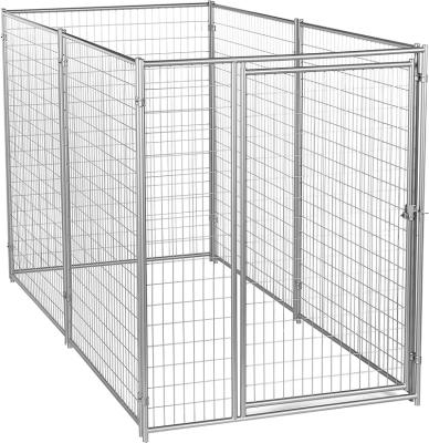 China Easily Assembled Multi Functional Wholesale Metal Dog Kennel Cage Large Outdoor Pet Cages For Dogs for sale