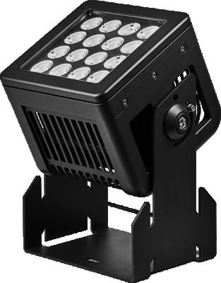 China Narrow Beam Angle Spotlight 200W LED Stadium Light Fixture IP66 Flood Lamp Wallwasher Mono RGBW RDM DMX512 Control AC220V Library Lighting for sale