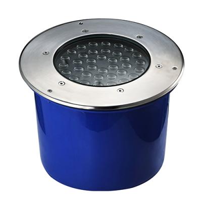 China LANDSCAPE Led Light Rgbw Outdoor Dmx RGB Controlled Lamp Inground Lighting Waterproof Recessed Light Buried Round Shape for sale