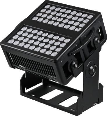 China Narrow Beam Angle Spotlight 1000W LED Facade Lighting Flood Lamp Wallwasher Monochrome RGBW RDM DMX512 Control IP66 for sale