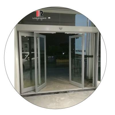 China Automatic automatic sliding door with panic escape system and aluminum profile frame for sale