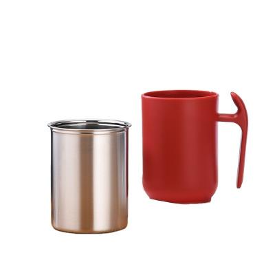 China Various Circular Creative Men Mark Cup Stainless Steel Gules Bitter Cups Factory Manufacturing for sale