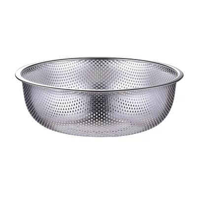 China Multifunctional Kitchenware Kitchenware Stainless Steel Cutter Kitchen Sink Vegetable Drain Basket for sale