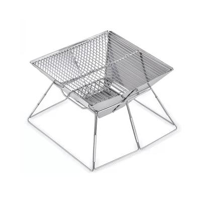 China Low Price New Type Easily Assembled Square Stainless Steel Wire Steaming Outdoor Barbecue Rack for sale