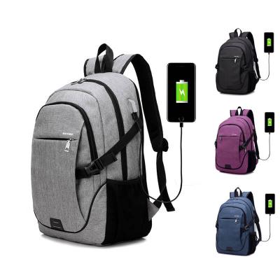 China With USB Business Men Laptop Bags Waterproof Custom USB Laptop Charging Backpack for sale