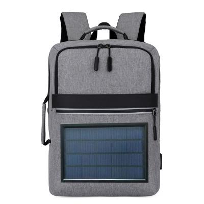 China Outdoor Camping Charging Bagpack OB025 Anti Theft Backpack School Bagpack OB025 Light Battery Power Bank Travel Backpack With Sun Power Panel for sale