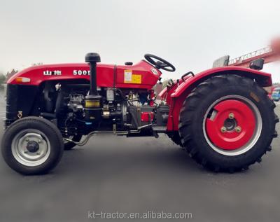 China Farms shantuo Taishan ts 50hp 2wd Shandong 4 wheel farm tractor with traditional hood for sale