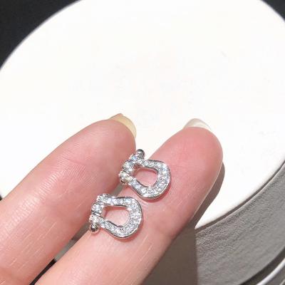 China S 925 new style earring fashion jewelry gold silver hot sale horseshoe earring for sale