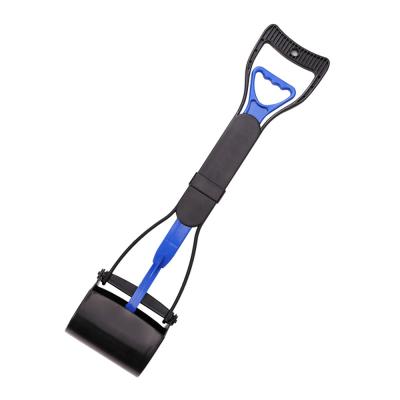 China Durable Long Handle Custom LOGO Printed Plastic Pet Dog Poop Scooper for sale