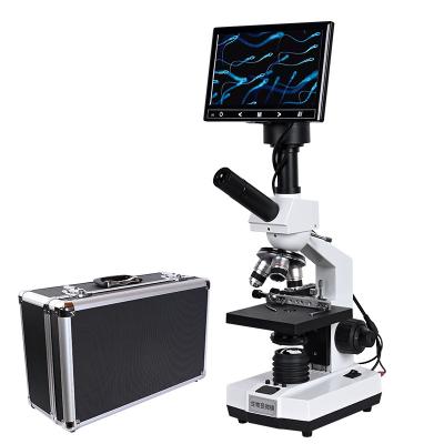 China Monocular Compound Microscope For Sperm Biological Lab 7 Inch LCD Display Professional Digital Sperm Microscope Lab 5MP Binocular Biological Electronic Zoom LED OSL-020 for sale