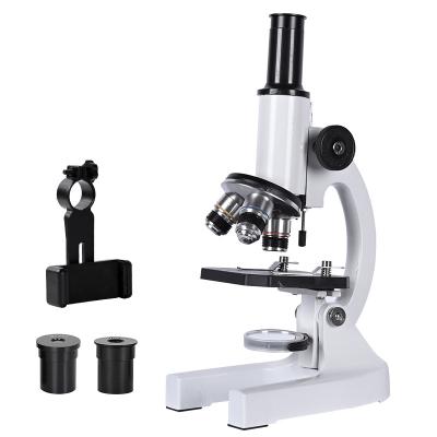 China Microscope For Student Kids Education Zoom 640x Biological Microscope Monocular LED + Phone Holder For Kids Family School Lab Lab Education OSL-023 for sale