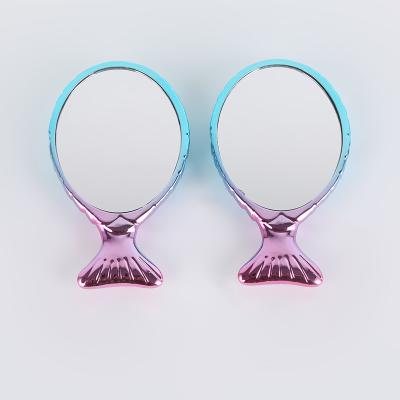 China Wholesale modern high quality cute simple stylish side makeup private label hand held mirror for sale