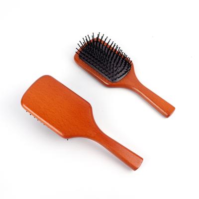 China Modern Eco-friendly Wooden Pins Natural Hair Brush Massage Airbag Hair Brush Comb For Home Travel for sale