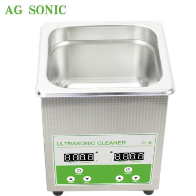 China Hotel 2L Ultrasonic Shaver Shaver Razor Cleaning Machine With Sus Basket for sale