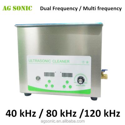 China All Industry 40KHz/80KHz/120KHz Efficient Tabletop Multi Frequency Ultrasonic Cleaning Systems for sale