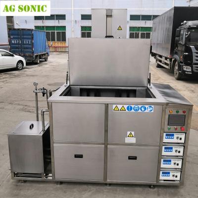 China Building Material Shops PLC Control Automatic Ultrasonic Cleaner For Auto Parts Engine Block Parts With Lift for sale