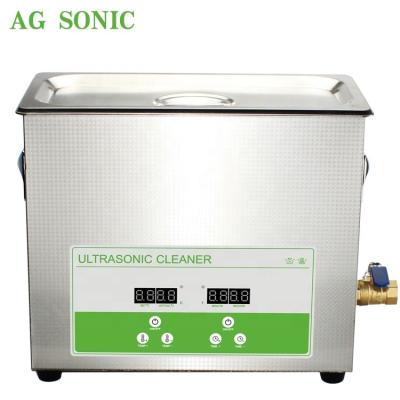 China Hotel 6L Professional Stainless Steel Jewelry Denture Ultrasonic Cleaner with Timer and Digital Heater for sale