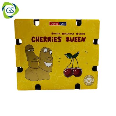 China Hot Sale Recyclable E Pipe Corrugated Mailer Subscription Boxes Corrugated Box Making Kraft Food Box For Cherry Fruit for sale