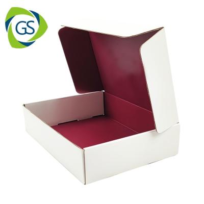 China Recycled Materials Custom Design White Art Paper Box Panel C1S Corrugated Box Packaging Kraft Paper Ad Box With Pms Printing for sale