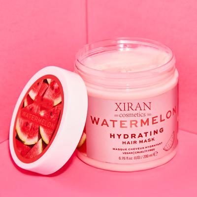 China Hair-Repairing OEM Natural Vegan Watermelon Hair Mask Private Label with Vitamins and Minerals Hair Mask Treatment for sale