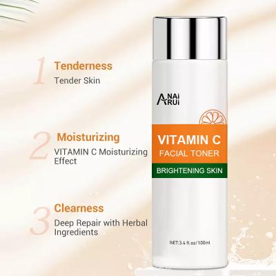 China Anti Aging Toner OEM Face Spray Pore Minimizer and Soothing Natural Skin Treatment Moisturizers Vitamin C Facial Massage Toner for sale