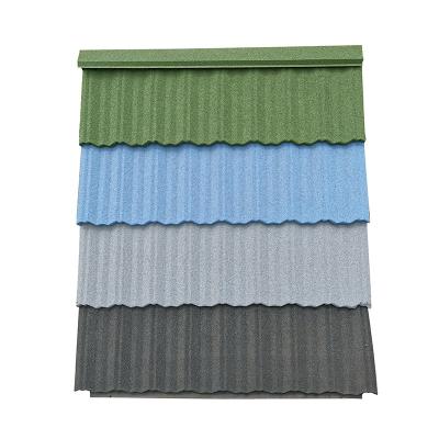 China Environmental friendly original factory making roofing stone chips coated metal steel roof tile accessory manufacturer for sale