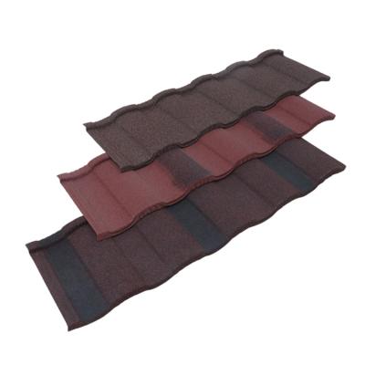 China Modern Hot Sale China Lightweight Roofing Materials Stone Coated Metal Roof Tiles for sale