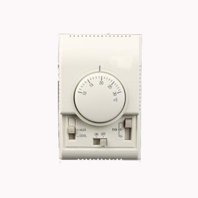 China Eclectic Flame Retardant Plastic Temperature Controller Popular Air Conditioning Room Thermostat for sale