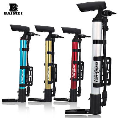 China Small motorcycles and light bike pump for American and French valves a bike-mountable pump for sale