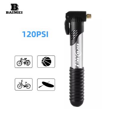 China Mini Fashion Mini Manual Inflator Portable Ball Bike Inflator Electric Bicycle Car Tire Compressor for sale