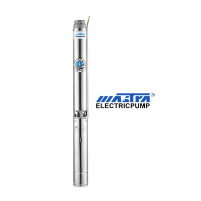 China MASTRA 4inch large flow centrifugal irrigation and agriculture stainless steel water pumps deep well aquaculture submersible pump for sale