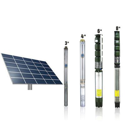 China Irrigation And Agriculture 100m Solar Pump One Hp Solar Pump , 100 Meter Solar Powered Submersible Water Pumps for sale