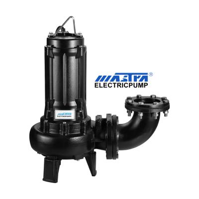 China Utilities 11kw submersible sewage pump 220v 380v sump pump centrifugal cast iron products submersible sewage pump for sale