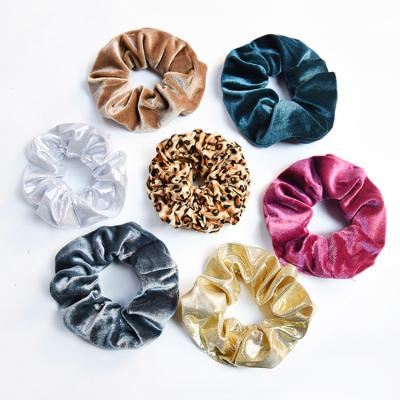 China 2020 new arrivals hair decoration satin scrunchie vintage hair women hair accessories for sale